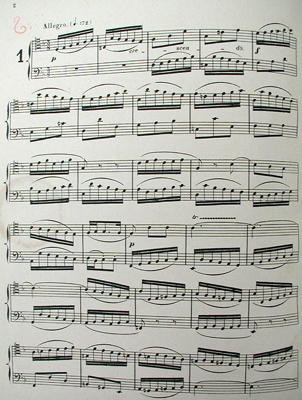 Rochut/Bach  Douze Duos Page 1
